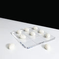 Acrylic Chessboard & Resin Pebble Chess Pieces Set for Home Decor - DecorBites™