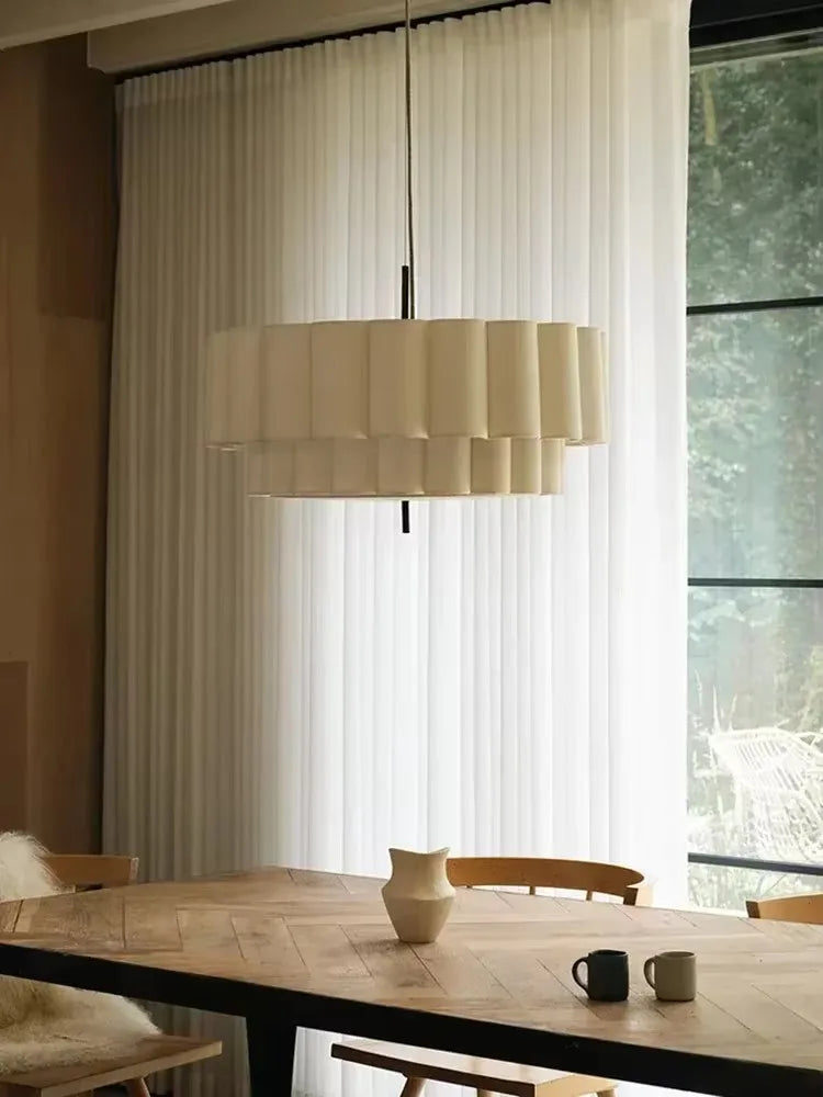 DecorBites™ Bohemia Fabric Chandelier Pendant Lamp for Living Room, Bedroom - Modern Indoor Lighting Fixtures