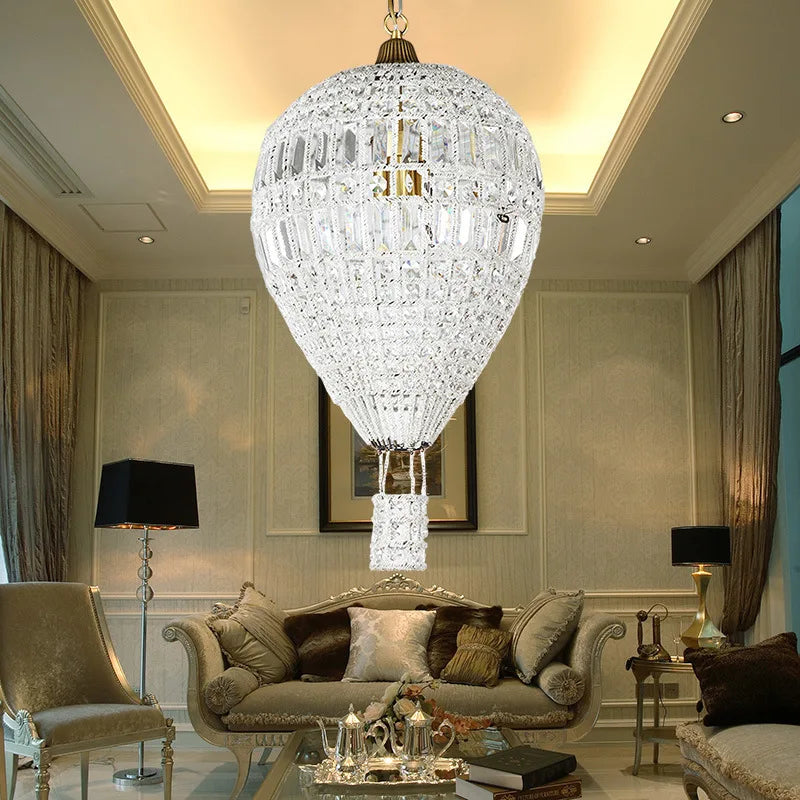 DecorBites™ French Balloon Crystal Pendant Lights for Luxury Home Decor