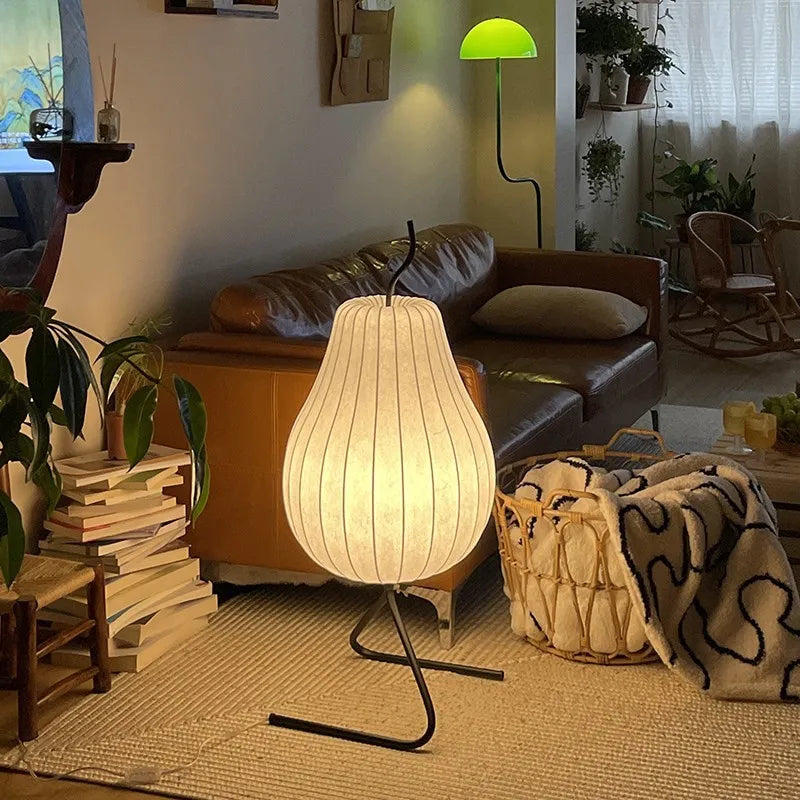 مصباح أرضي LED على شكل كمثرى من DecorBites™ لديكور المنزل والإضاءة في غرفة المعيشة وغرفة النوم وغرفة الطعام والدراسة