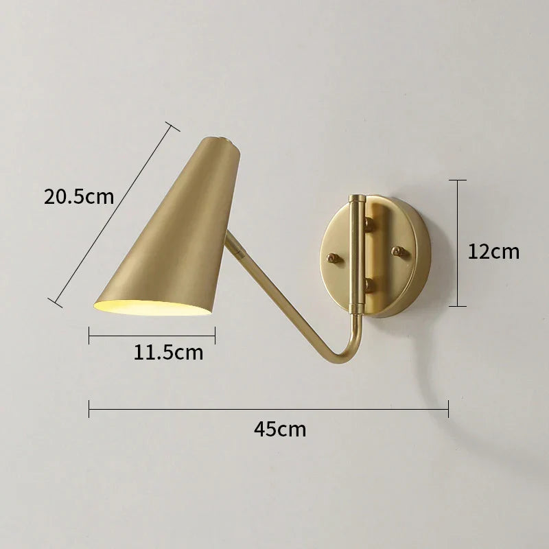 DecorBites™ Adjustable E27 LED Wall Lamp Sconces Indoor Lighting Home Decor Bedroom Fixture