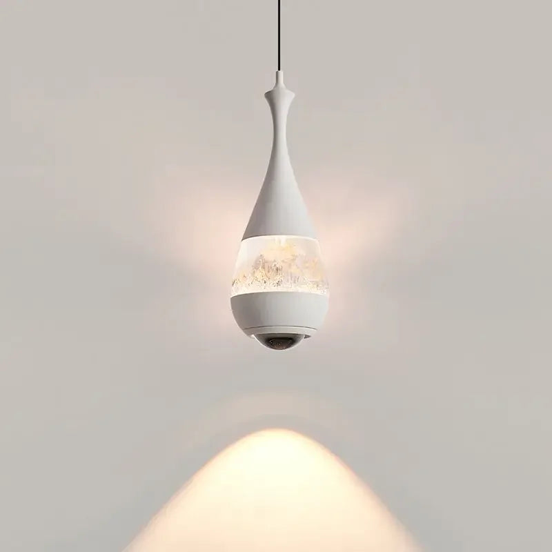 DecorBites™ ثريا متدلية كريستالية لديكور غرفة الطعام الاسكندنافي