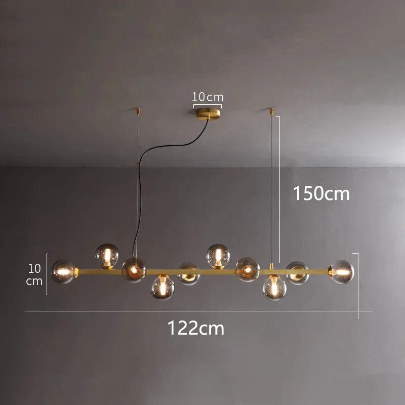 ثريات DecorBites™ LED المتدلية لإضاءة غرف المعيشة والطعام العصرية