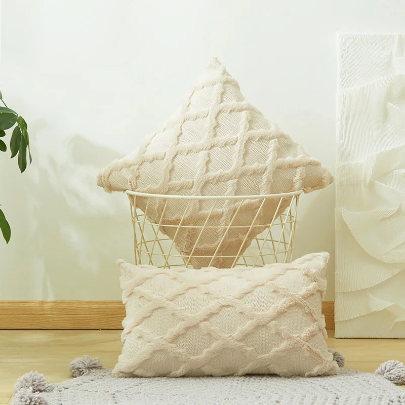 DecorBites™ Diamond Embroidery Cushion Cover for Modern Home Decor