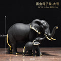 DecorBites™ Elephant Resin Sculpture Ornaments for Modern Living Room Decor