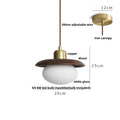 DecorBites™ LED Wood Pendant Light Fixture | Adjustable Hanging Lamp for Home Decor