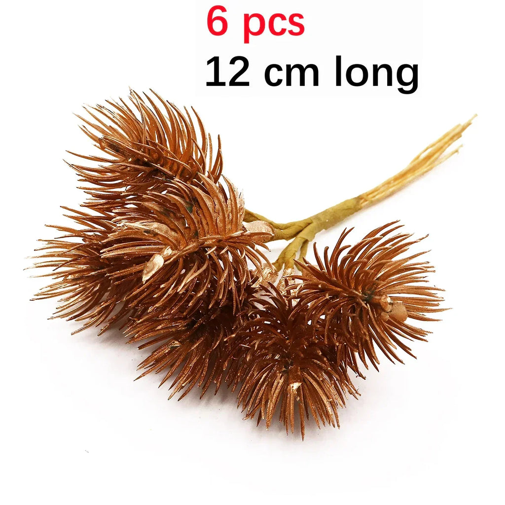 DecorBites™ Gold Hybrid Flower Cherry Stamen Berries Bundle لتزيينك بنفسك