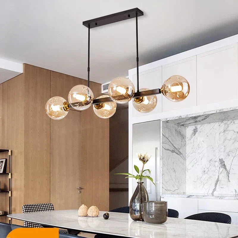 DecorBites™ Lustres LED suspendus : Éclairage intérieur moderne pour salon et salle à manger