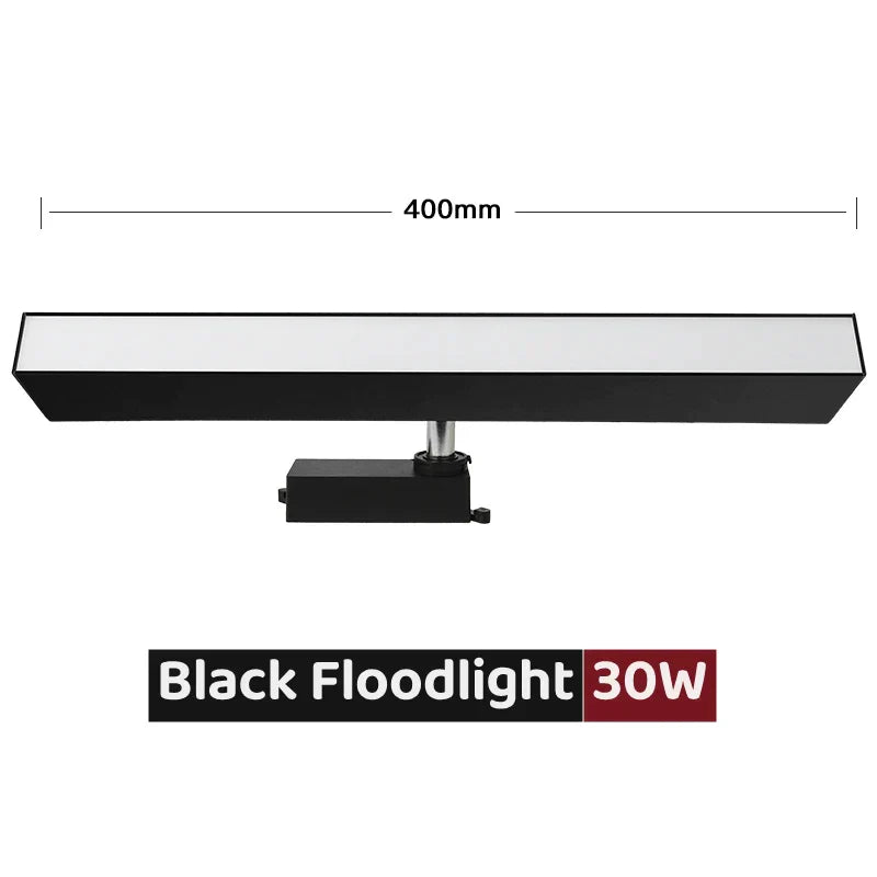 DecorBites™ 30W LED Linear Grille Track Spotlights for Living Room and Store Track Lighting