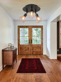DecorBites™ Diamond Cage Chandelier: Industrial Kitchen & Living Room Lighting