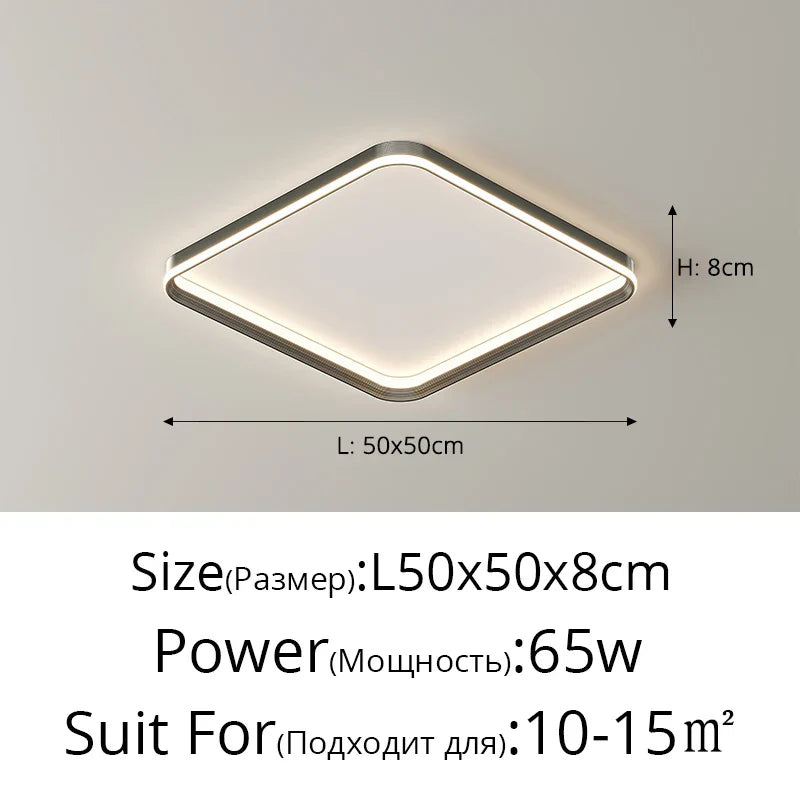 ثريا سقف LED DecorBites™ لغرفة المعيشة والمطبخ وغرفة الطعام وغرفة الدراسة، إضاءة داخلية عصرية