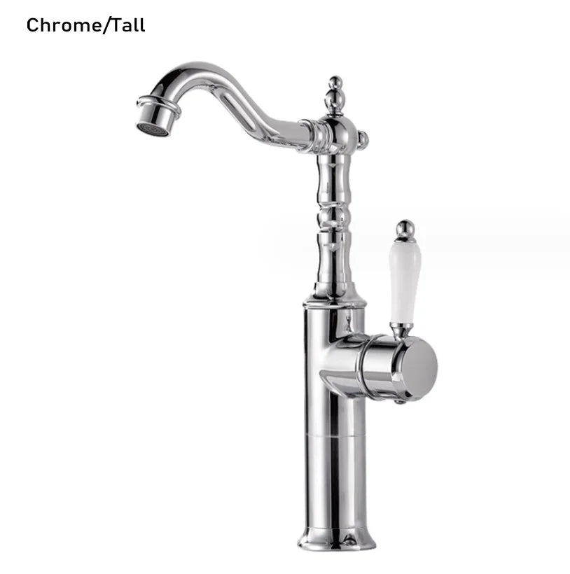 DecorBites™ Gold Luxury Kitchen Faucet for Household Sink, Hot and Cold Water Mixer