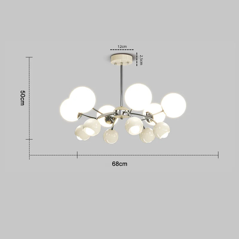 DecorBites™ French Cream Living Room Pendant Lamp Magic Bean Restaurant Bauhaus Medieval Bedroom