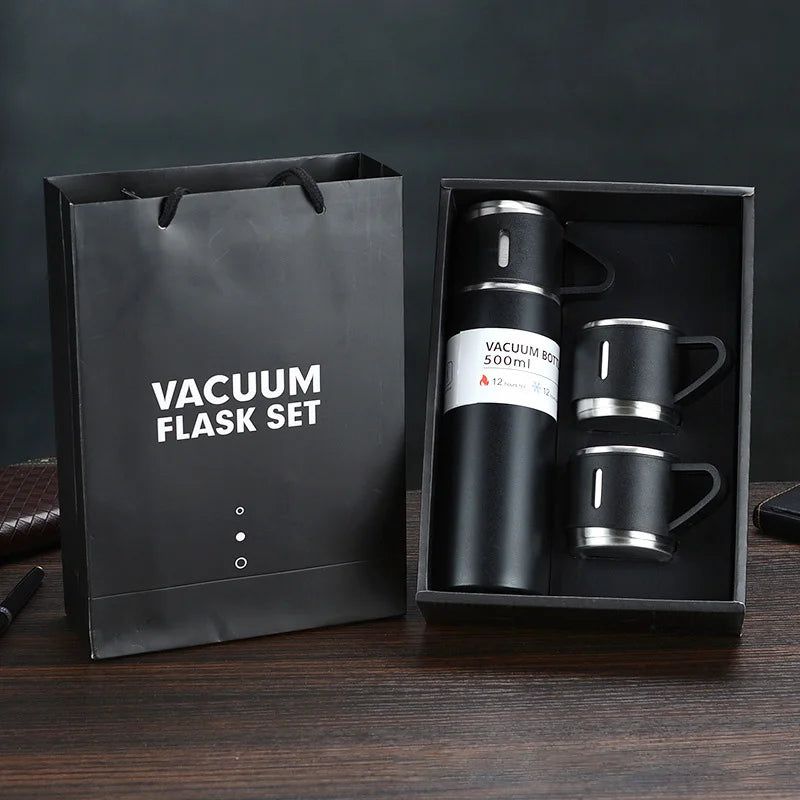 DecorBites™ 500ML Stainless Steel Vacuum Insulated Water Bottle - Ideal for Hot and Cold Drinks