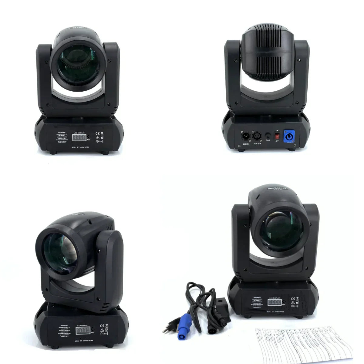 DecorBites™ 150W LED Moving Head Beam+Spot Light with 18 Rotating Prisms