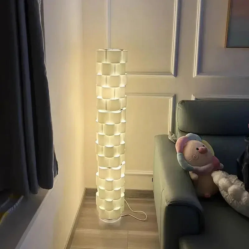 مصباح أرضي عمودي فاخر أنيق DecorBites™ لغرفة المعيشة وغرفة النوم وديكور الأريكة