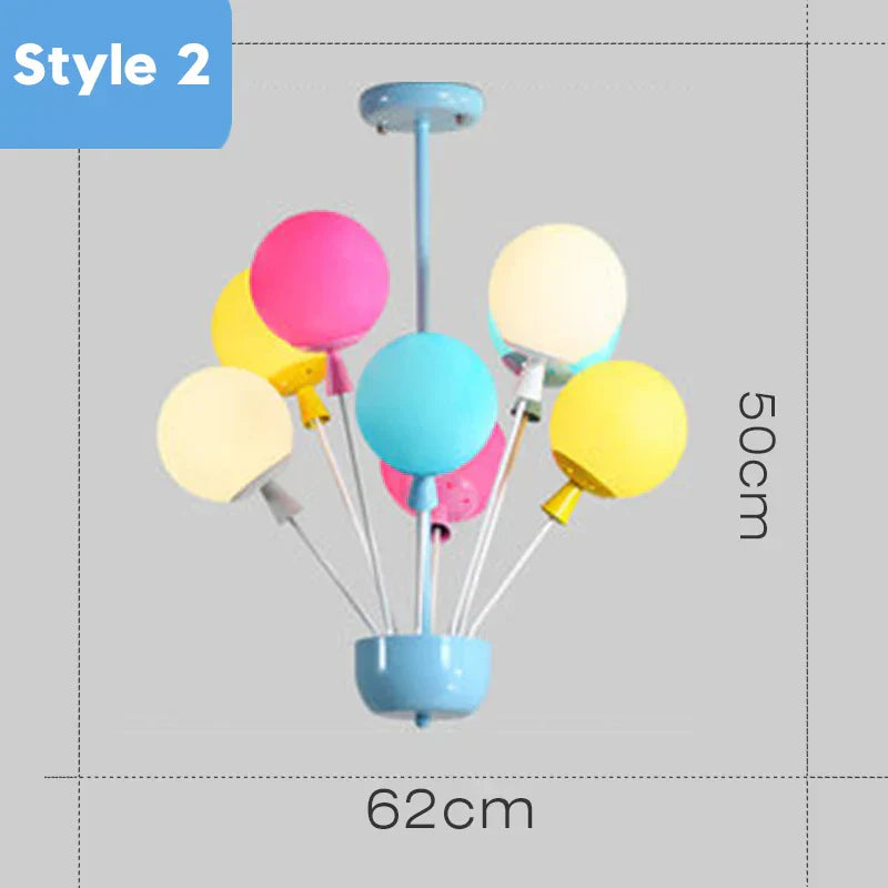 مصباح سقف LED من DecorBites™ على شكل بالون لتزيين غرف المعيشة والطعام