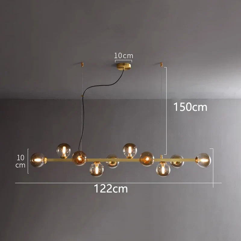 ثريات DecorBites™ LED المتدلية لإضاءة غرف المعيشة والطعام العصرية