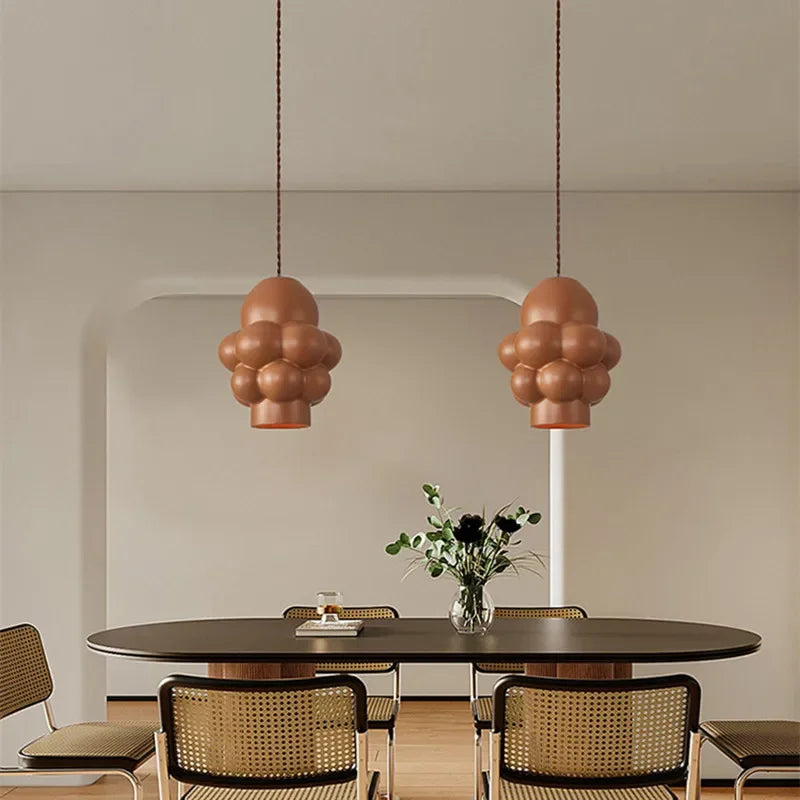 DecorBites™ French Creamy Wind LED Chandelier for Dining Room Home Decor Lighting