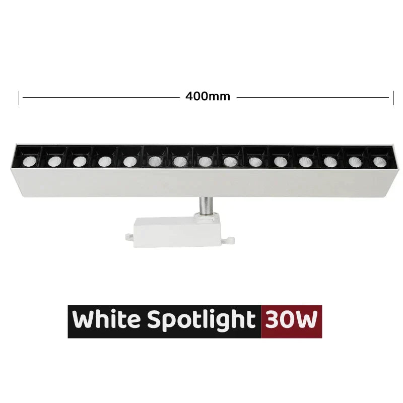 DecorBites™ 30W LED Linear Grille Track Spotlights for Living Room and Store Track Lighting