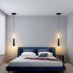 Nordic Black and Gold Aluminum Cord Pendant Light
