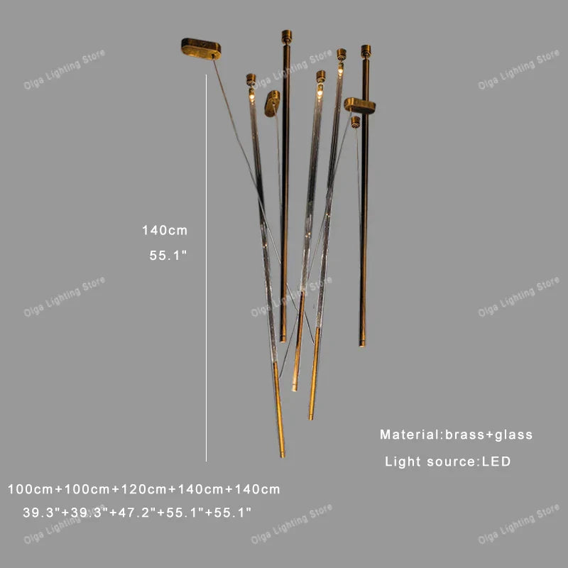 مصباح DecorBites™ الصناعي الاسكندنافي LED المعلق لديكور غرفة الطعام
