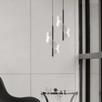 Modern Gold Pendant Light With Acrylic Shade