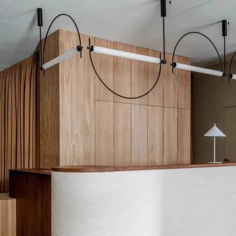 Minimalist Chrome Alloy LED Pendant Light