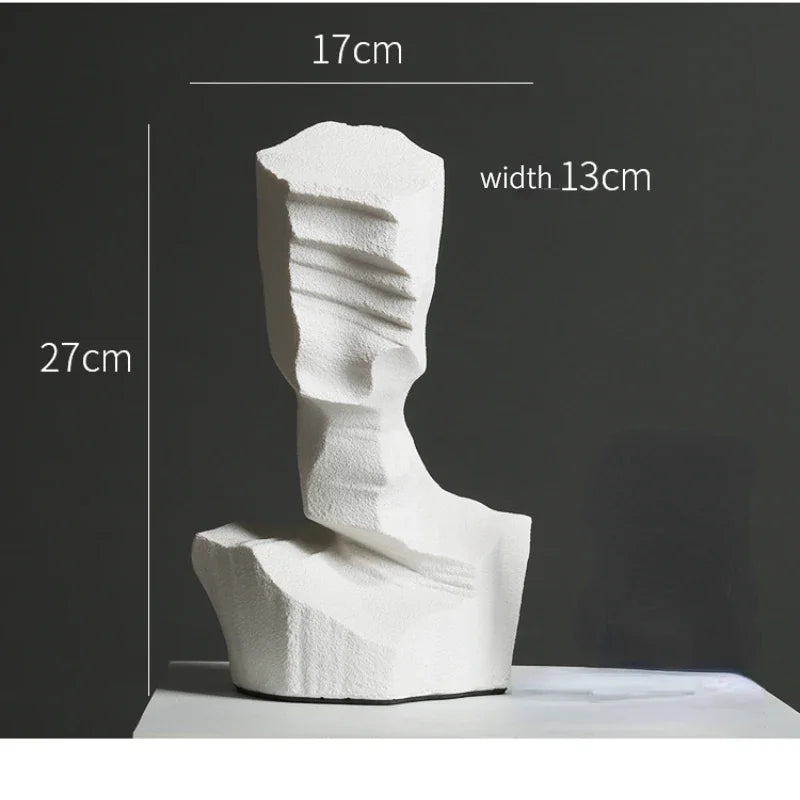 Abstract Resin Decoration DecorBites™ - Elegant Art Sculpture for Office, Living Room & Desktop