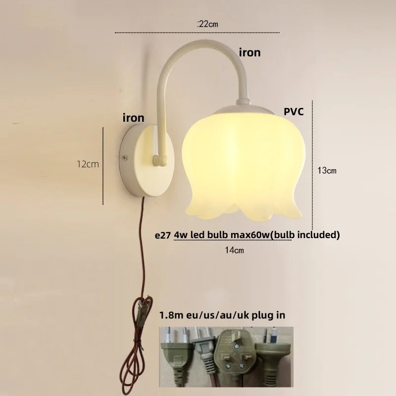 DecorBites™ مصباح جداري LED من الحديد بمفتاح سحب لسلم المنزل الحديث