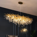 ثريا DecorBites™ Crystal Branch لغرفة المعيشة وغرفة النوم، مصباح قلادة LED