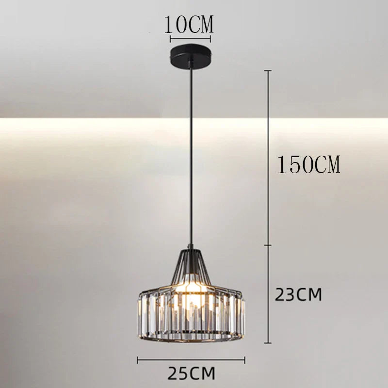 ثريا معلقة LED من DecorBites™ لديكور غرفة النوم الداخلي الأنيق