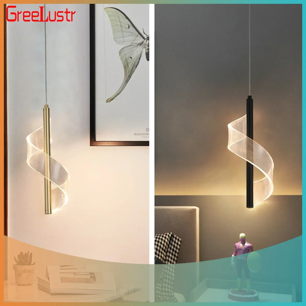 ثريا إضاءة LED متدلية من ديكور بايتس™ للمساحات المعيشية وتناول الطعام والمطابخ وديكور المنزل