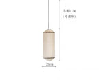 Japandi White Rice Paper Akari Pendant Light