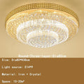DecorBites™ Crystal LED Chandelier Cake Ceiling Lamp for Living Room Bedroom Kitchen Hotel