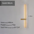 DecorBites™ LED Wall Lamp, Modern Minimalist Design, Aluminum, Indoor Lighting, Gold/Black, AC85-260V