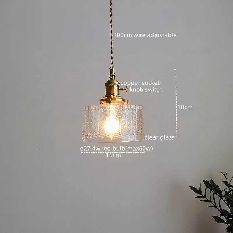 مصباح قلادة DecorBites™ LED زجاجي أخضر لديكور المنزل الحديث وتركيبات الإضاءة