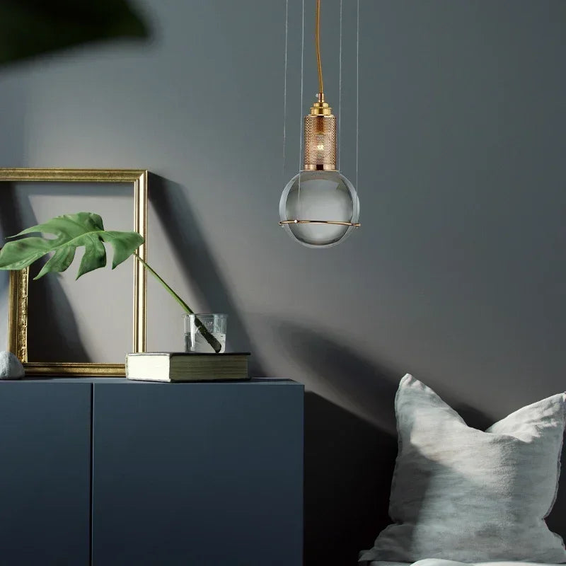 مصباح DecorBites™ الكريستالي المعلق LED لغرفة الطعام والمطعم وغرفة النوم