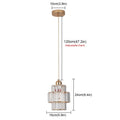 DecorBites™ Suspension en cristal K9 Plafonnier LED Lustre nordique pour salon