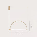 Minimalist Chrome Alloy LED Pendant Light