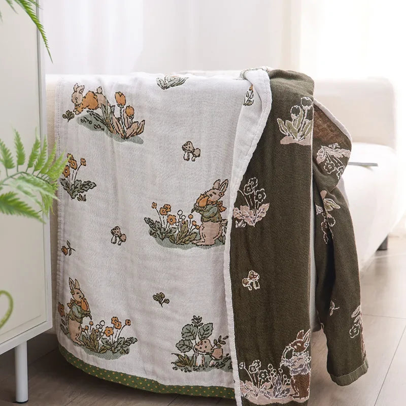منشفة حمام للكبار من DecorBites™ بتصميم كرتوني كاواي - شاش قطني ناعم، سريعة الامتصاص والجفاف - غطاء بحر كبير 80x160 سم