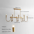DecorBites™ French Style Black Pendant Light Luxury Led Chandelier Room Decor