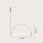 Minimalist Chrome Alloy LED Pendant Light