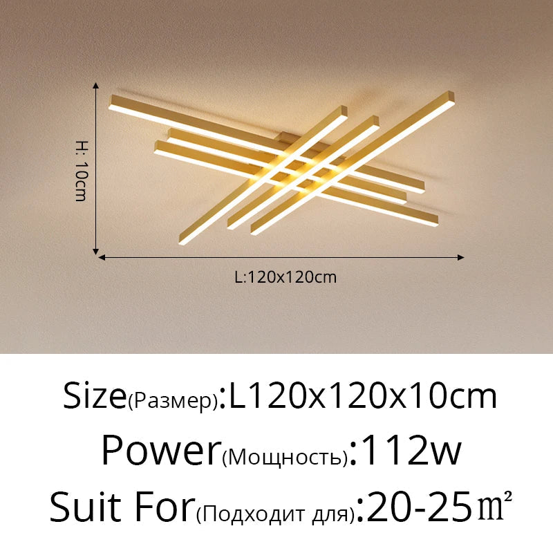 ثريات DecorBites™ الذهبية والسوداء المصنوعة من الأكريليك مع إضاءة LED: إضاءة داخلية أنيقة لغرفة النوم وغرفة الطعام وغرفة المعيشة