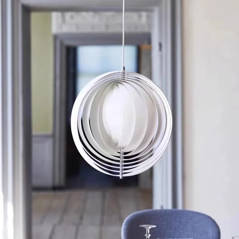 ثريا DecorBites™ Designer Moon LED مصابيح تعليق فنية إسكندنافية