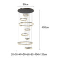 Modern Sculptural Ring Pendant Light Chandelier