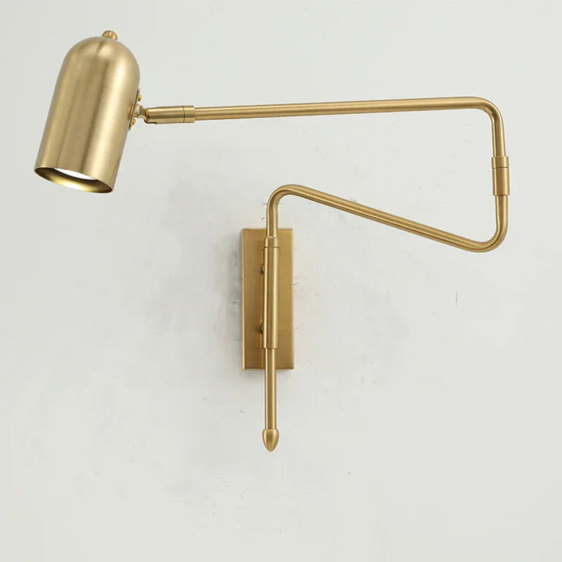 DecorBites™ Adjustable Long-Arm Wall Lamp with Switch, E27 Flex Reading Bedside Light