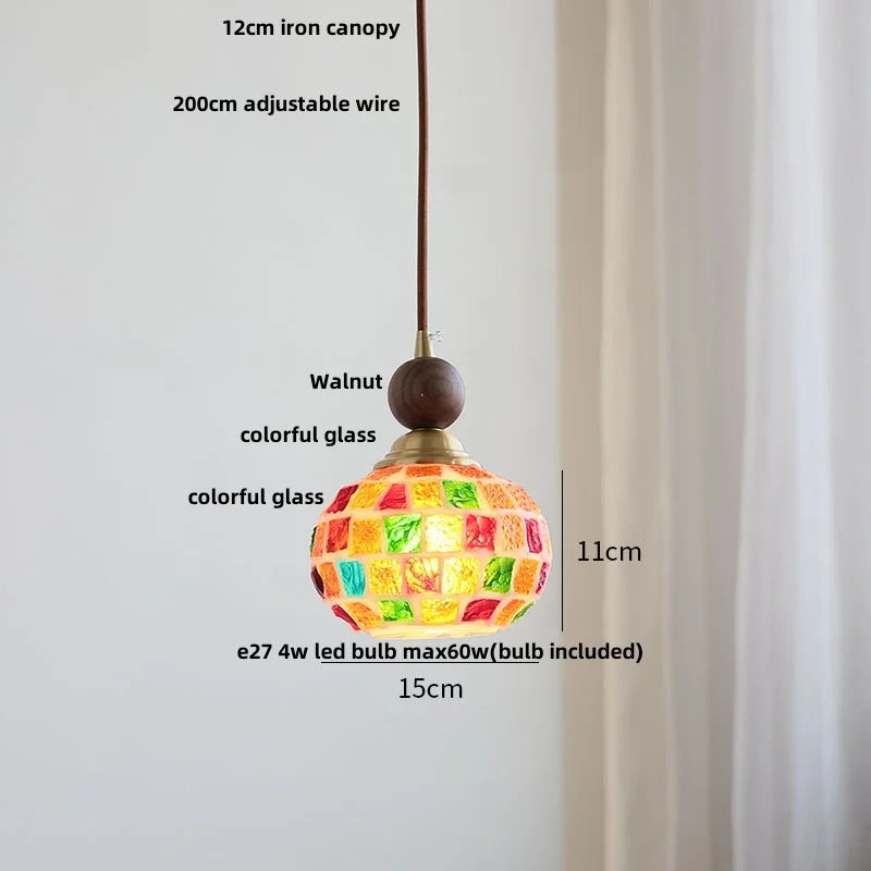DecorBites™ Glass Ball LED Pendant Lights | Modern Kitchen Bar Restaurant Hanging Lamp