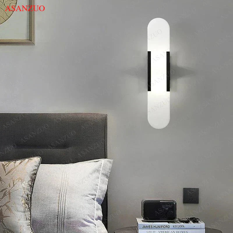 Appliques murales en pierre de jade DecorBites™ pour la décoration de chambres à coucher, de salons et d'hôtels