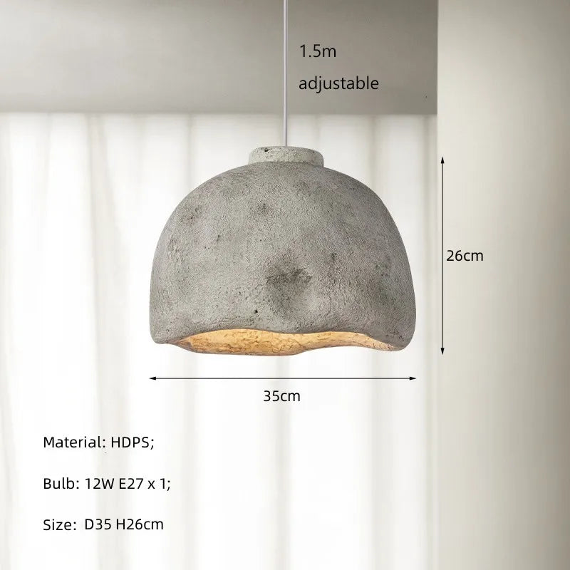 DecorBites™ Japanese Style Resin Pendant Lights for Home Decor and Lighting Needs